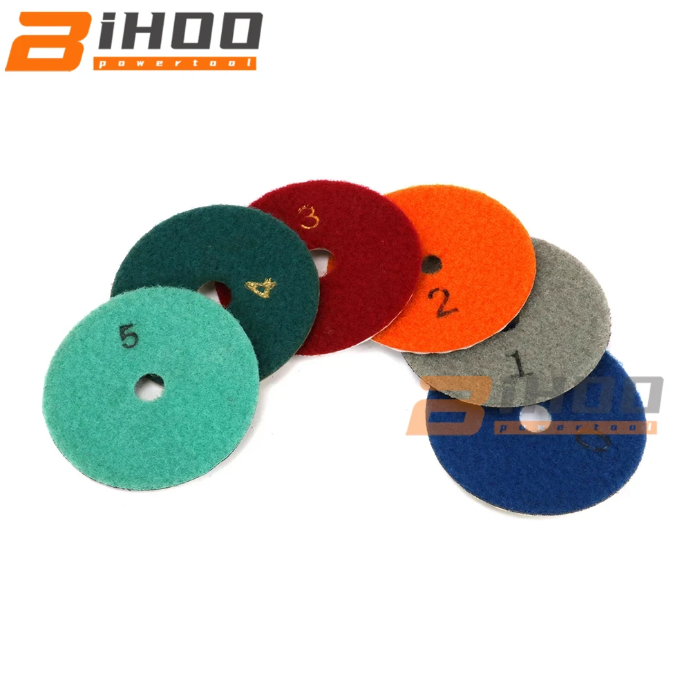 

3'' Diamond Polishing Pad Dry Buffing Disc Granite Marble Stone Concrete 1Pc New High Quality