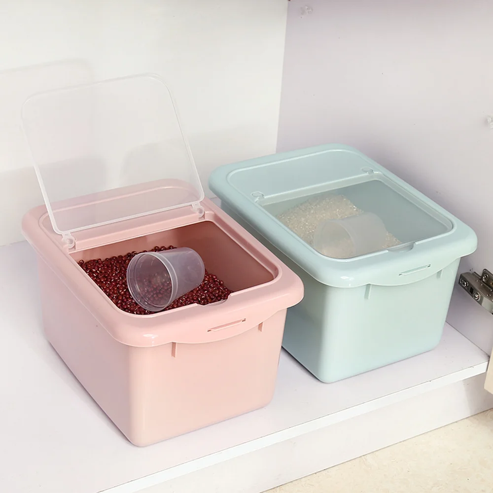 Контейнер для хранения риса 10 кг пластиковый контейнер герметичный влаги с