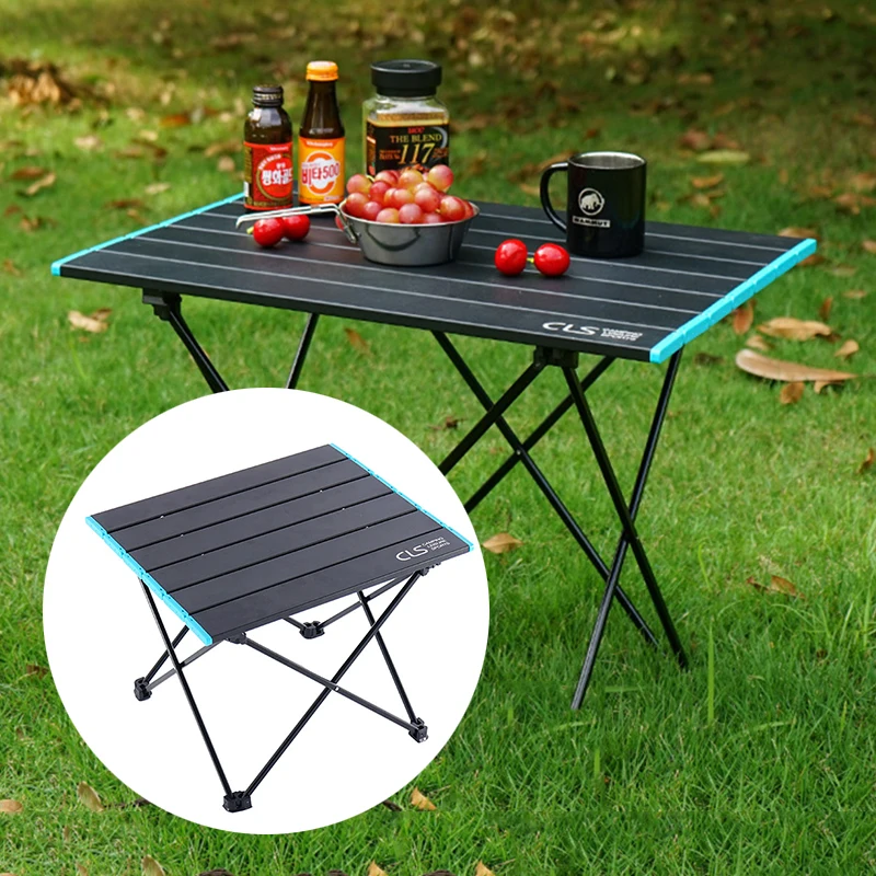 

Aluminum Alloy Lightweight Folding Camping Table Camping Picnic Small Outdoor Table for Outdoors Equipment ALS88