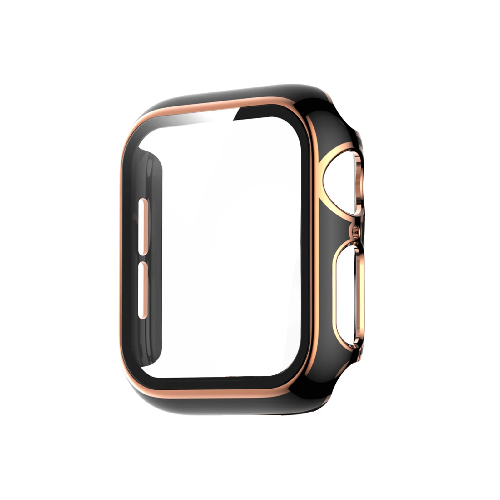 

360 Full Screen Protector Bumper Frame Matte Hard Case For Apple Watch 6/SE/5/4 Cover Tempered Glass Film For Iwatch 40mm/44mm