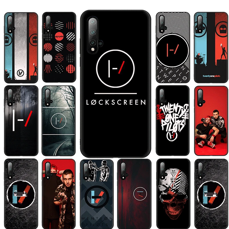 Силиконовый чехол Twenty One Pilots для Huawei Mate 10 Pro Lite 20 30 Y6P|Бамперы| |