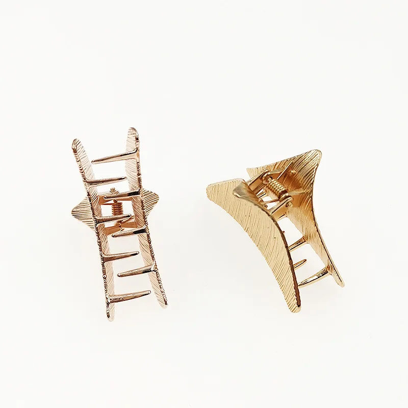 Женская заколка для волос YJ332 металлическая с геометрическим рисунком аксессуар