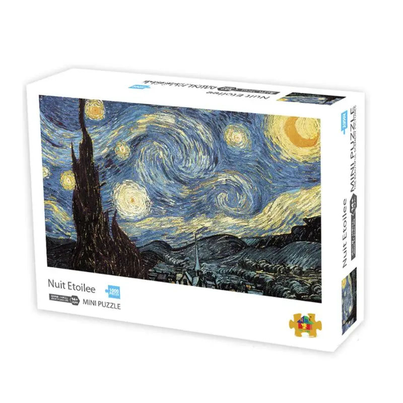 

1000 Pcs/Pack Puzzles Landscape Series Assemble Jigsaw Puzzles for Adults DIY Gift Home Decoration