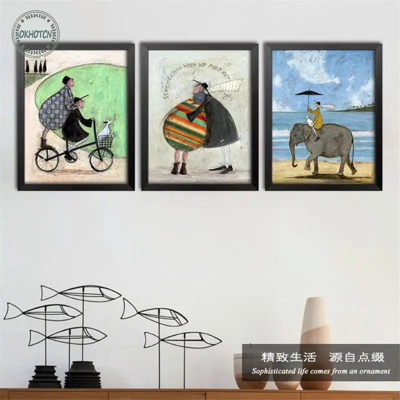 Nordic Retro Abstract Art Canvas Painting Poster Prints Wall pictures for living room kids bedroom Home Decor No Frame DP0277 | Дом и сад