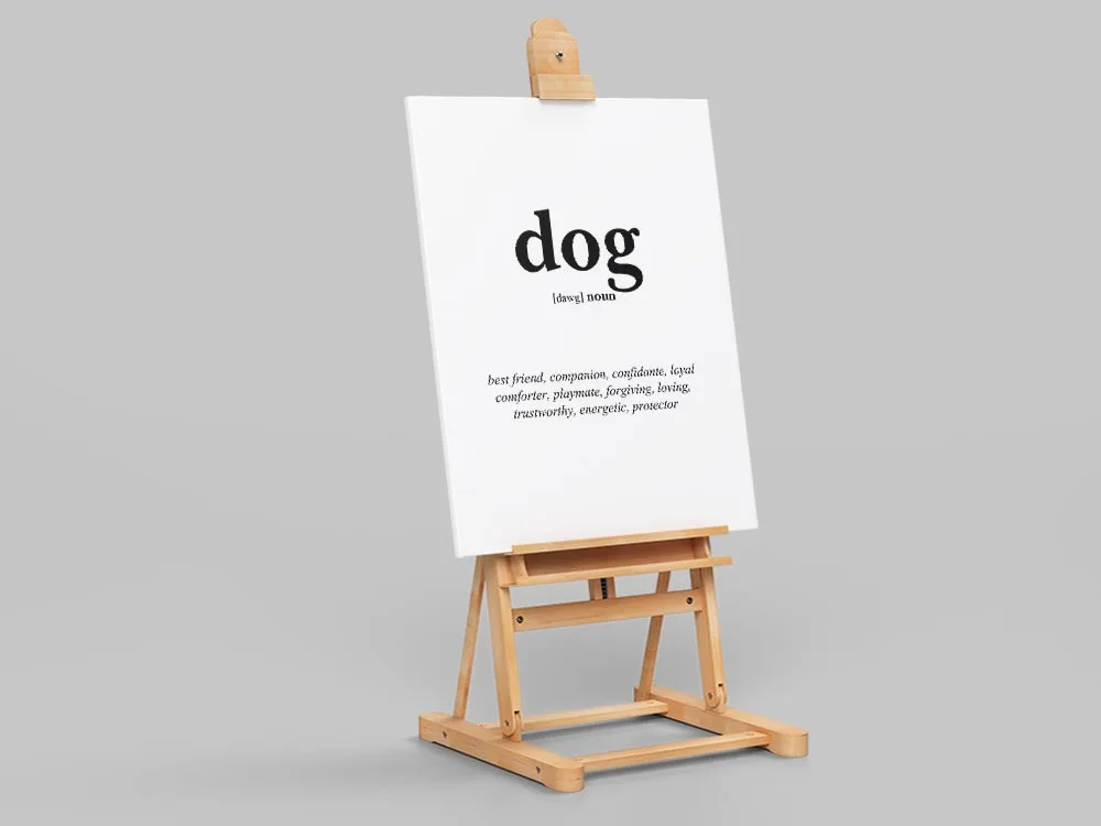 Плакат с собакой настенный художественный принт забавный подарок для любителей