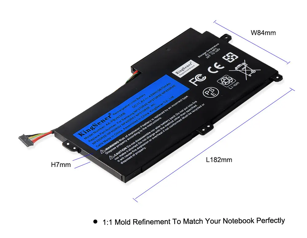 Аккумулятор Kingsener AA-PBVN3AB для ноутбуков SAMSUNG батарея NP370R4E NP370R5E NP370R5V NP450R4E NP450R5E NP450R4V