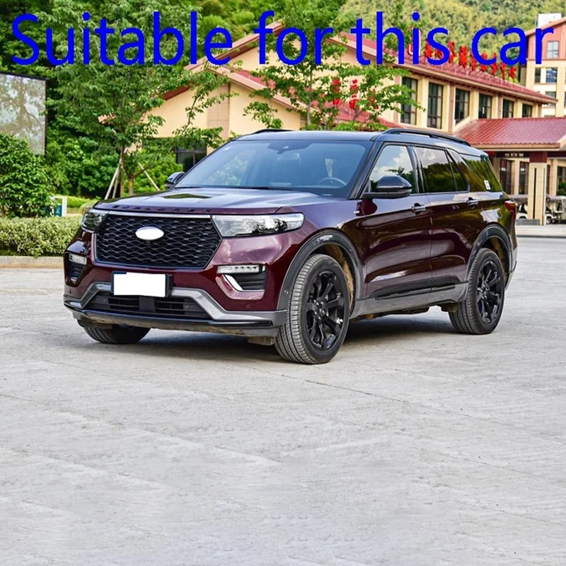 

for Ford Explorer 2020 ABS Front Fog Light Lamp Cover Trim Molding Bezel Garnish Sticker