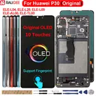 ЖК-дисплей для Huawei P30 ELE-L29 L09 L04, оригинальный OLED экран с поддержкой отпечатков пальцев, сменный ЖК-дисплей для Huawei P30 P 30