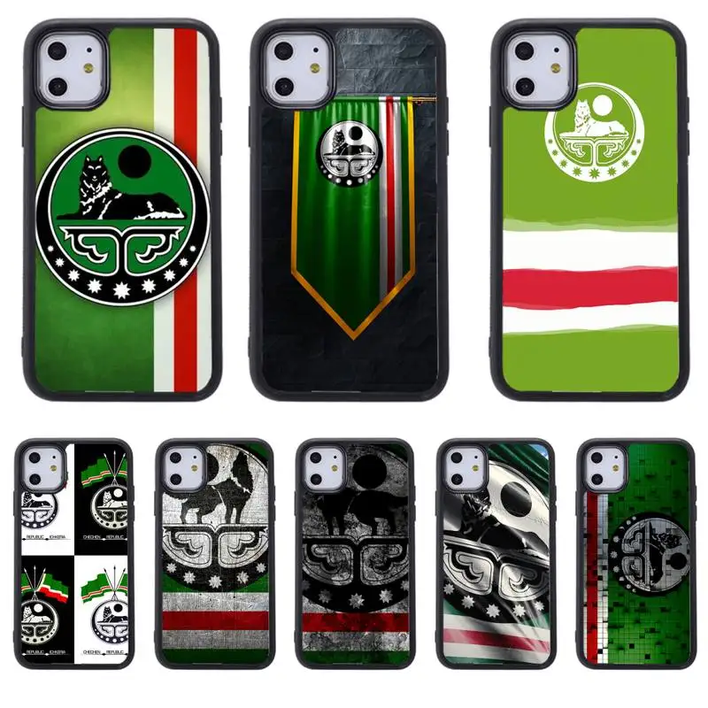 

Flag Of Chechnya Phone Case for iphone 11 12 13 pro se 20 max xr xs x 7 8 6s plus mini Fundas cover PC&TPU
