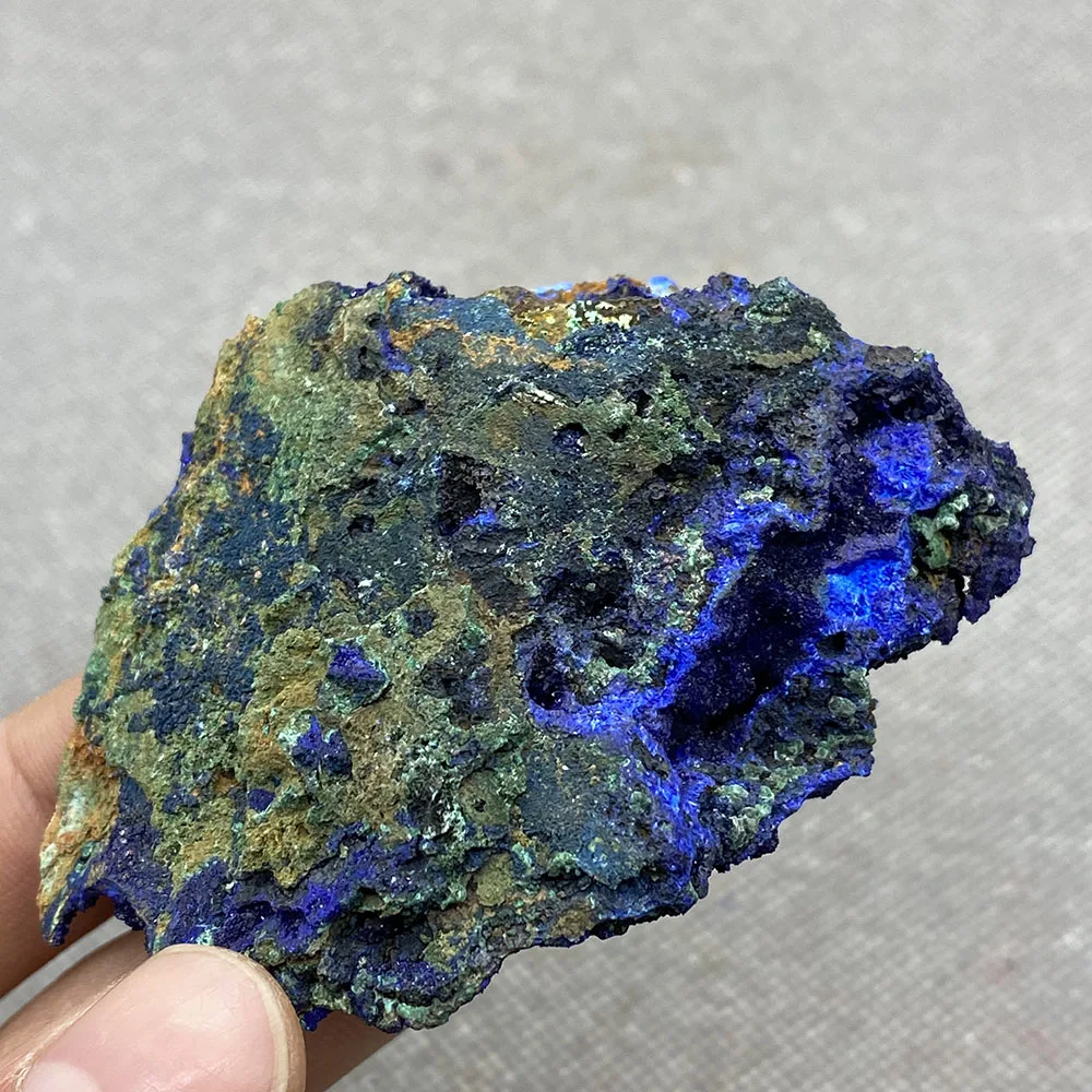 

Natural azurite mineral cristal espÃ©cime da provÃ­ncia de anhui, china . X13