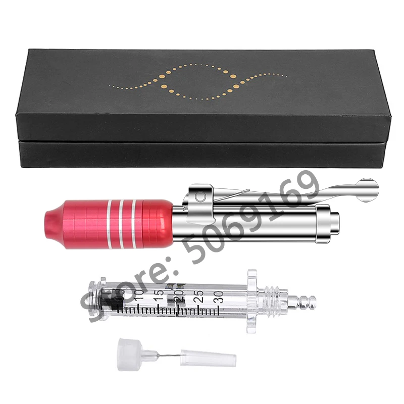 Red pen kit 2 Ручка с гиалуроновой кислотой высокого давления для снятия морщин, наполнение губ, пистолет с гиалуроном, распылитель, гиалуроническая ручка, машина для литья под давлением - Номер модели: Red pen kit 2
