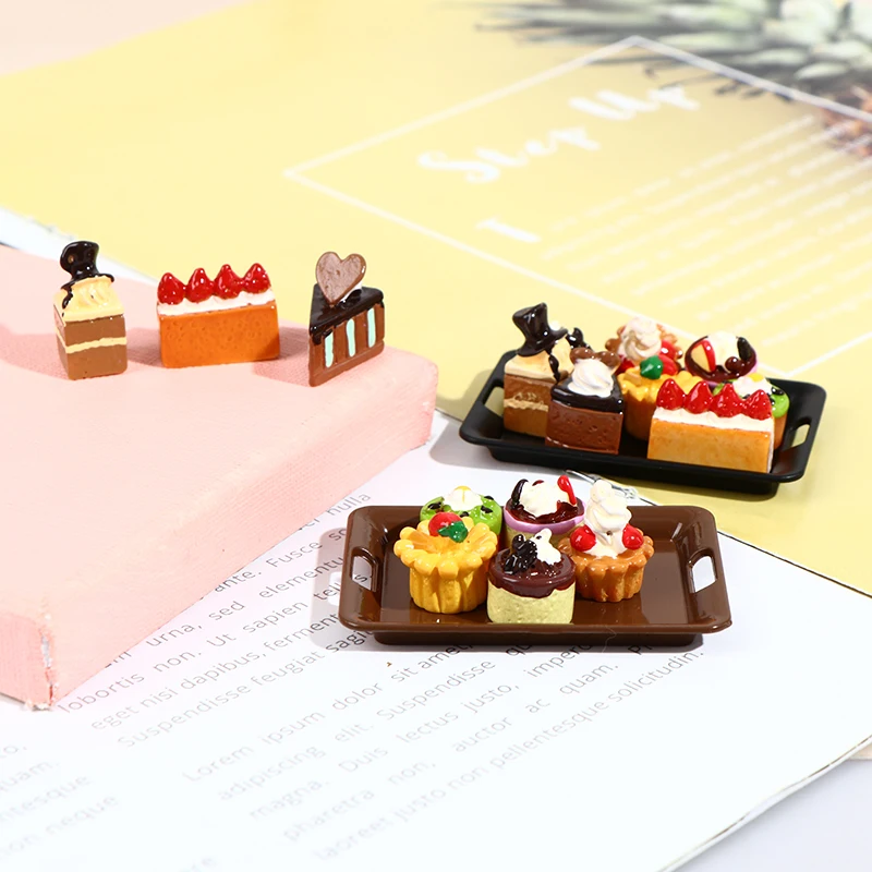 Кукольный домик для послеобеденного чая маленькие предметы кухонная модель