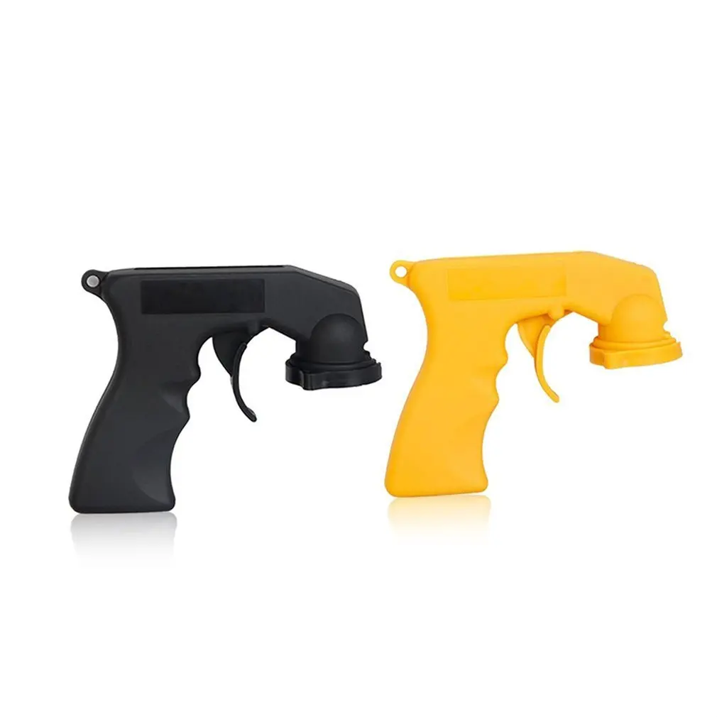 

Plastic Spray Adaptor Paint Care Aerosol Spray Gun Handle with Full Grip Trigger Locking Collar Car Maintenance