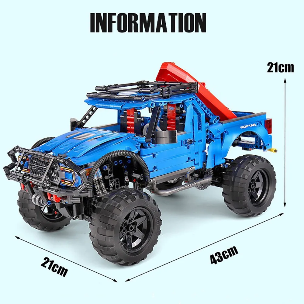 

1630pcs Car Toys Trucks Pickup Model Building Blocks High-tech Vehicle Blocks Set For Children Kids Toys Birthday Gift