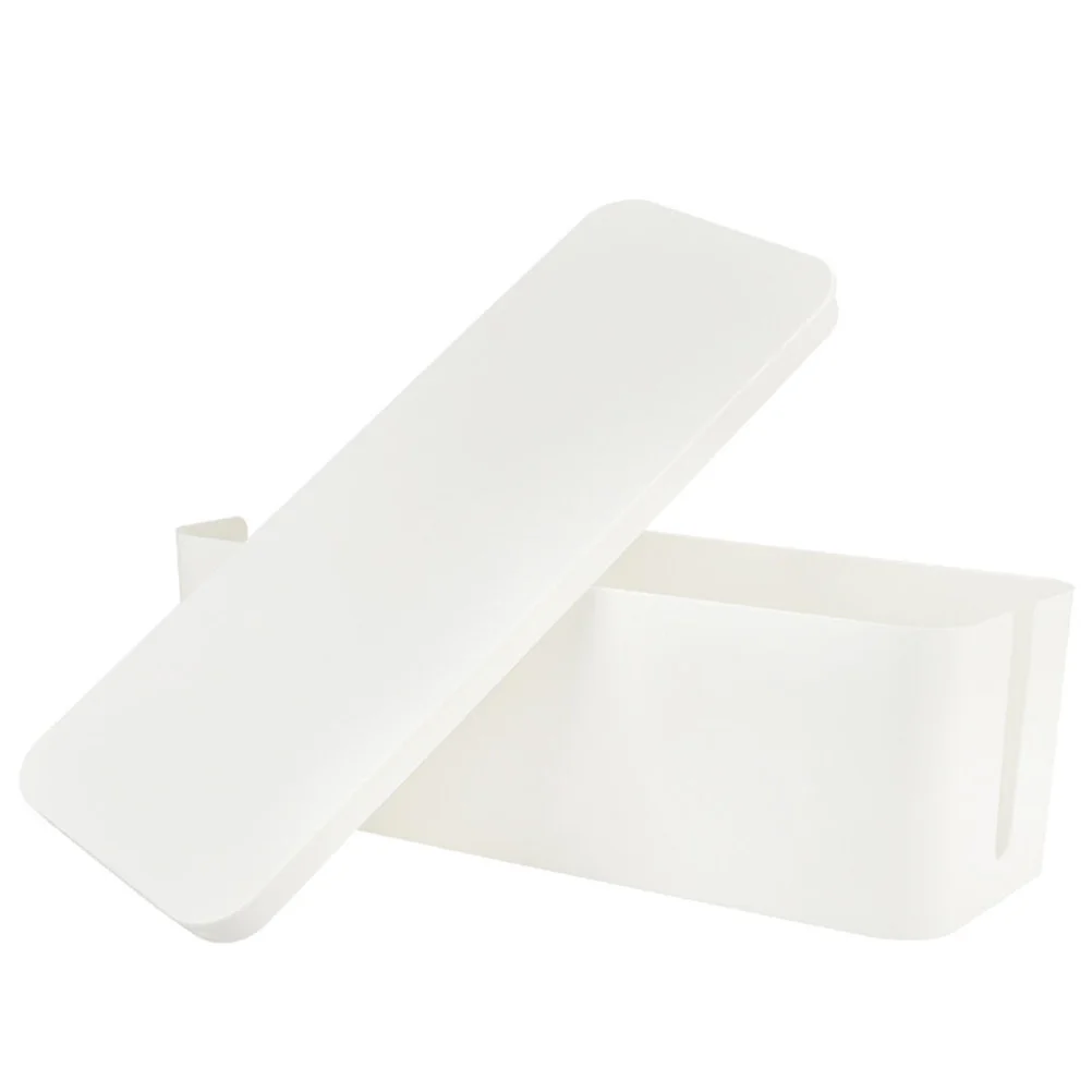 

Cable Case Holder Large Cable Management Box Organizer Size (White)
