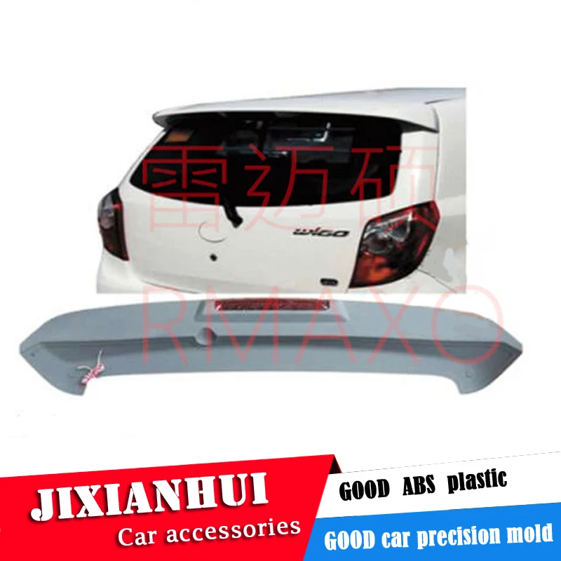 Спойлер для Wigo 2003-2008 Toyota WAGO AGYA спойлер из искусственного АБС-пластика заднее