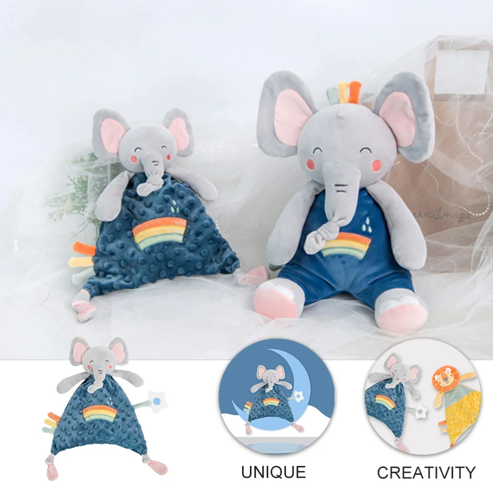 

1Pc Skin-friendly Appeasing Doll Towel Cotton Chewing Towel Pacifying Doll