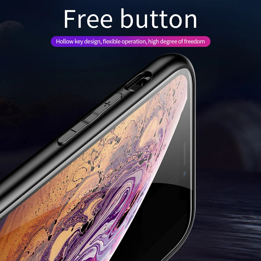 iqd for iphone 11 pro case glass new trend lens protective cover shockproof hard back slim tpu for iphone x xs max 8 plus cases free global shipping