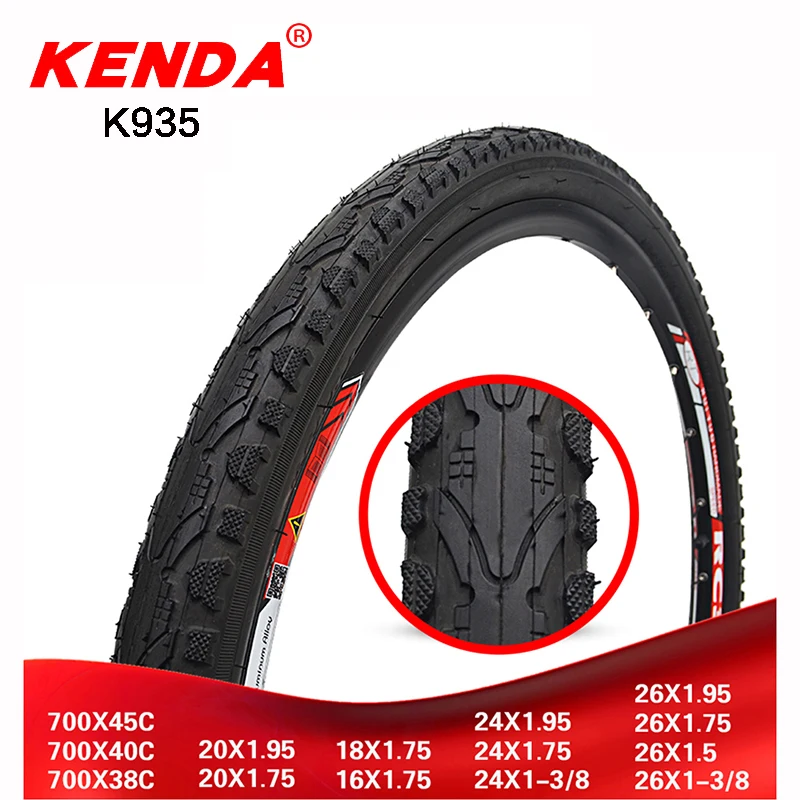 Велосипедная шина KENDA K935 16 18 20 24 26 700C 26*1 95 20*1 75 BMX MTB шины для горного и дорожного