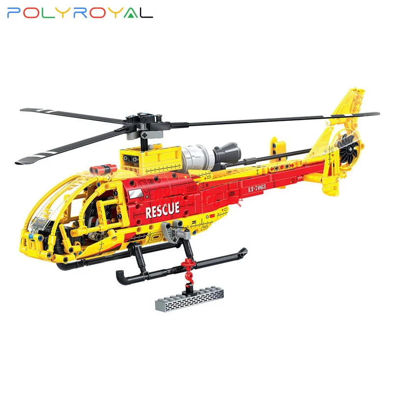 

Конструктор детский из 663 блоков, вертолет, самолет, 7063 шт.