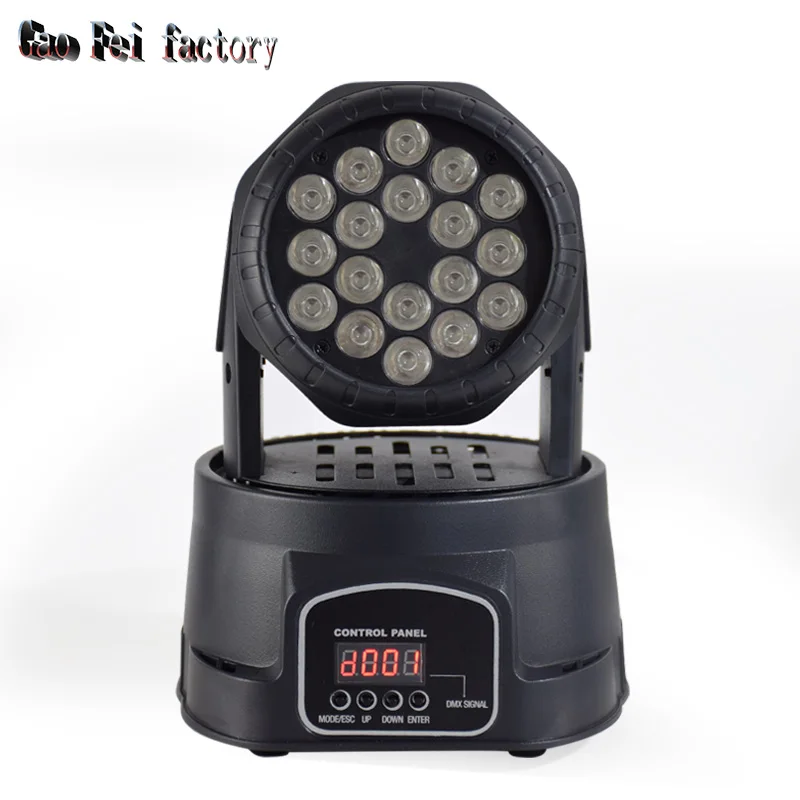 Диско-прожектор Dj светодиодный сценический прожектор с движущейся головкой 18x3