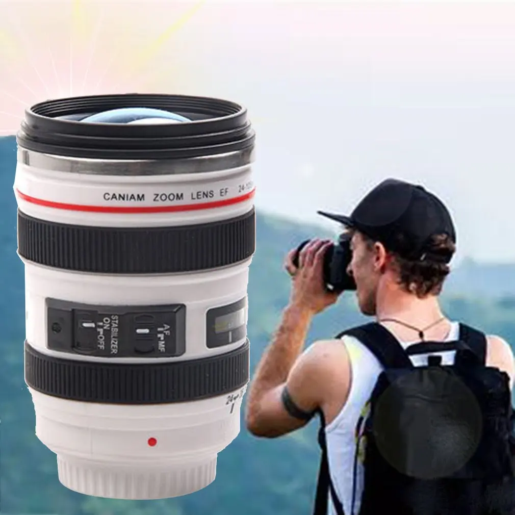 Creative Stylish Cup Lens Sixth Generation Cups Mug With Stainless Steel Inner Liner Household Appliances | Дом и сад