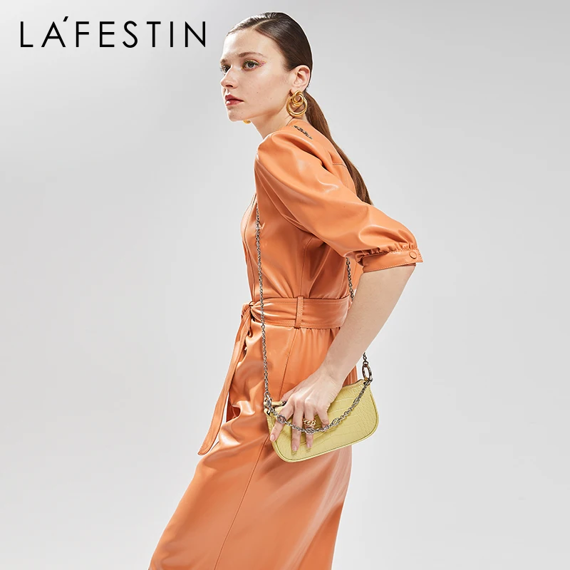 

LA FESTIN Bag 2020 new wave summer chain armpit bag female fashion baguette bag shoulder messenger small bag