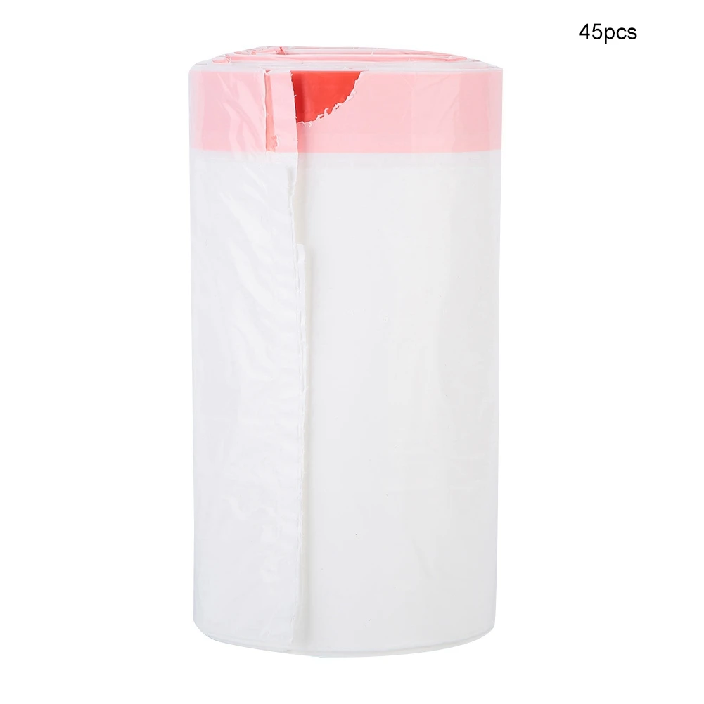 

Мешки для мусора ультрапрочные Утолщенные, пакеты для мусора со шнурком для дома и офиса, бытовые автоматические пакеты для мусора, 45 шт.