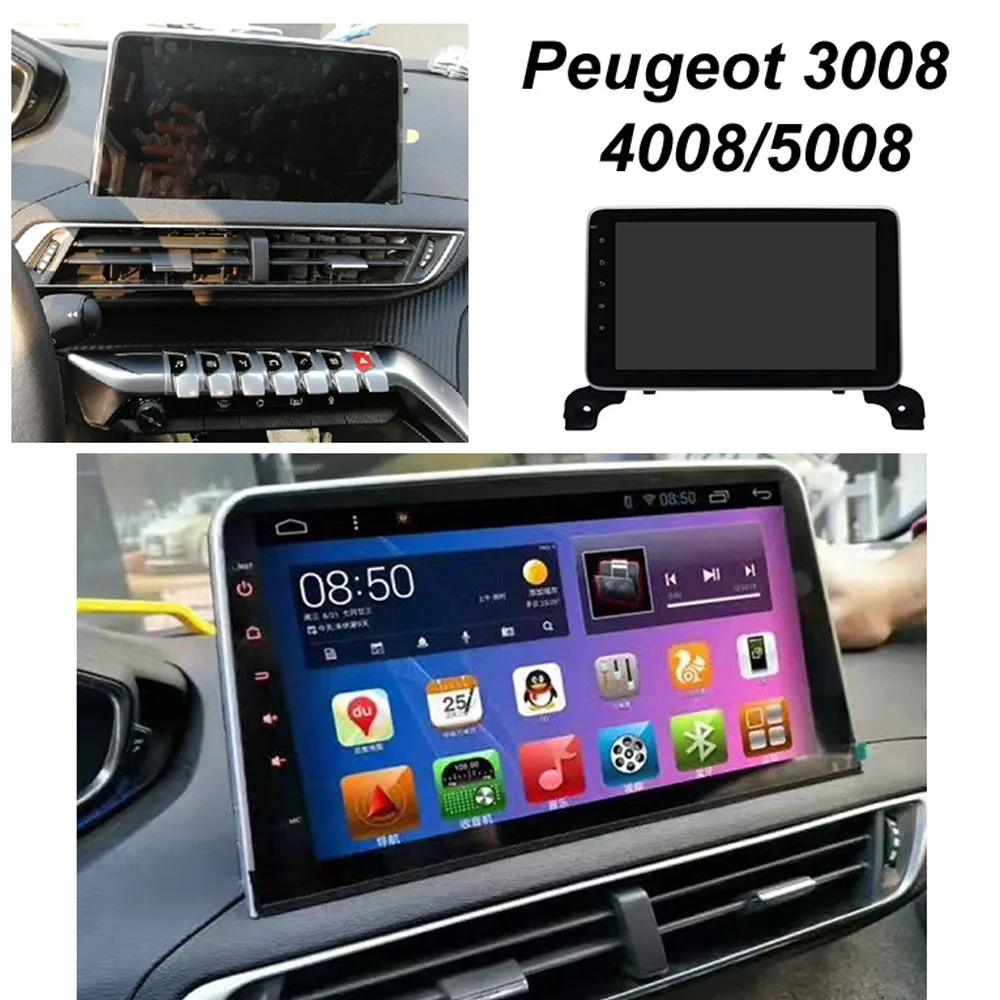 Android 10 1 для Peugeot 5008 4008 3008 2017 2018 2019 2020 мультимедийный стерео автомобильный DVD-плеер