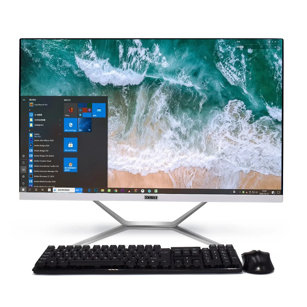 Все в одном ПК Nvidia GeForce GTX 1650 27 2 дюйма Core i5 9400F 32 Гб DDR4 ОЗУ WiFi Настольный компьютер