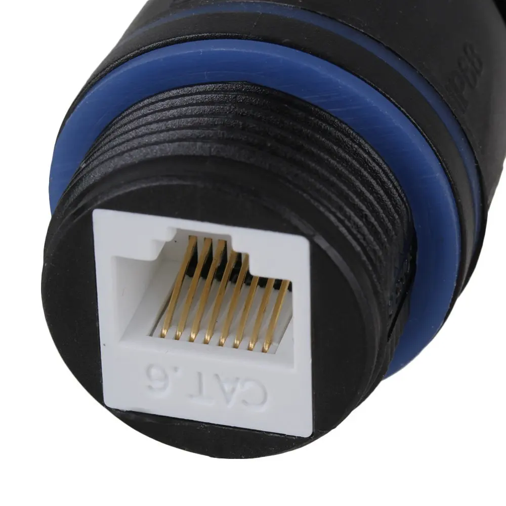 5/10 шт. IP68 Защита Ethernet LAN M25 наполнитель Locknut пластиковая RJ45 неэкранированная