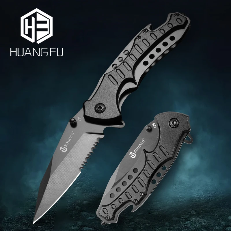 

HUANGFU Mantis Knife Folding Knife Military Knife Mini-Knife Outdoor Knife Combat Survival Knife Self-defense Tool Pocket Knife