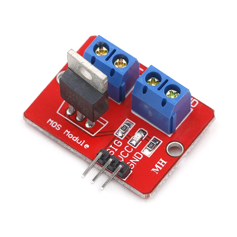 HNV 0-24 В верхняя кнопка Mosfet IRF520 драйвер MOS модуль для Arduino MCU ARM Raspberry pi | Электронные