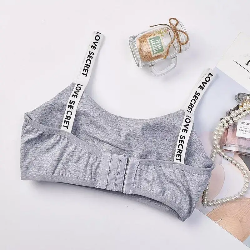 Тренировочный бюстгальтер для девочек тонкий без косточек модное удобное нижнее