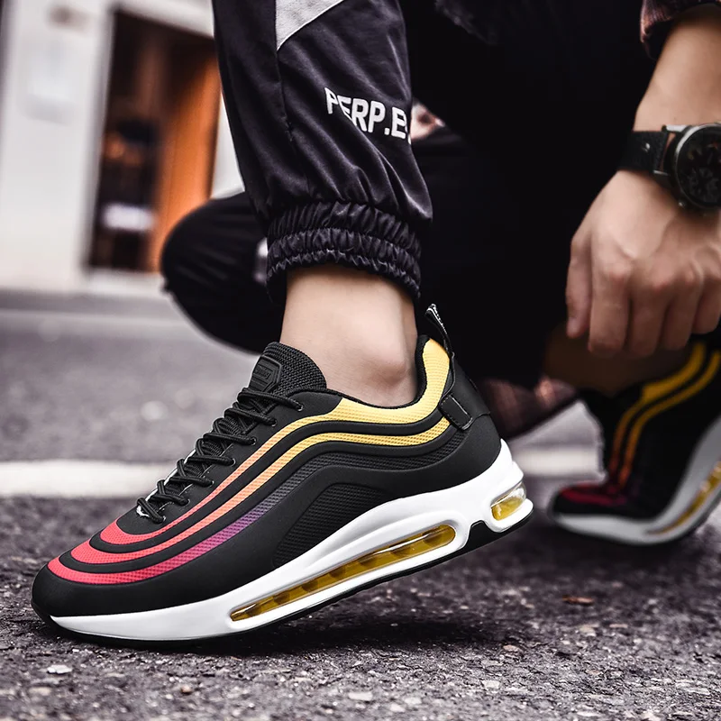 Мужские кроссовки на воздушной подушке дышащая износостойкая спортивная обувь