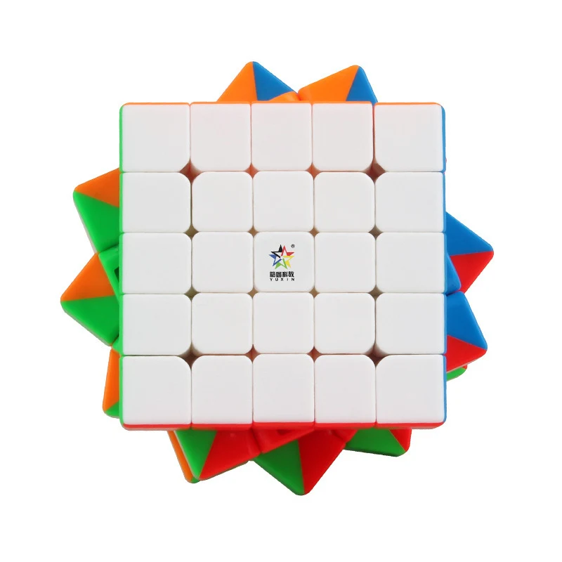 Магический кубик YuXin Black Kirin 5x5x5 игрушка для взрослых и детей упражнения мозга