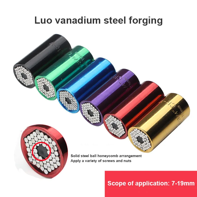 

Универсальное оборудование, динамометрический ключ, набор головок, ручной инструмент с рукояткой 7-19 мм