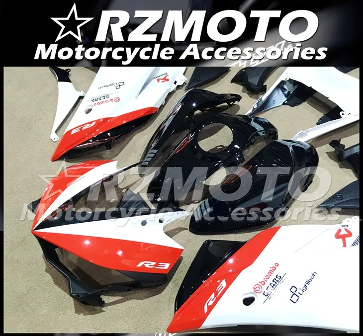 Новый комплект обтекателей для мотоциклов из АБС пластика YAMAHA YZF R25 R3 2015 2019 года