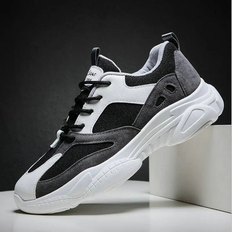 Новые дышащие сетчатые легкие кроссовки для бега мужчин прогулок спортивные