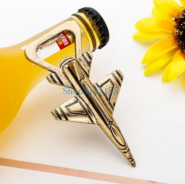 

Aluminum Alloy Airplane Bottle Opener Antique Plane Aircraft Shape Beer Openers Wedding Party Home Kitchen Bar Tools