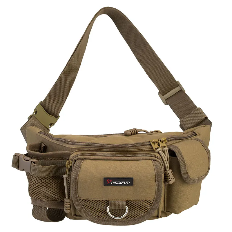 

Fishing Bag Multifunctional Outdoor Waist Bag Portable Lure Waist Pack Messenger Bag Pole Package Fishing Tackle Bag