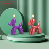 balloon poodle dog aromatherapy candle silicone mold for handmade decoration candle making supplies diy scented soap molds