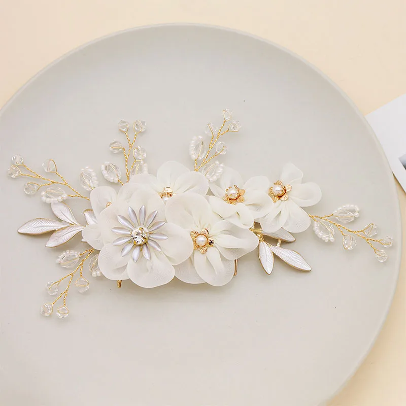 Модный гребень для волос Стразы QYY 2019 свадебные украшения с цветком невесты