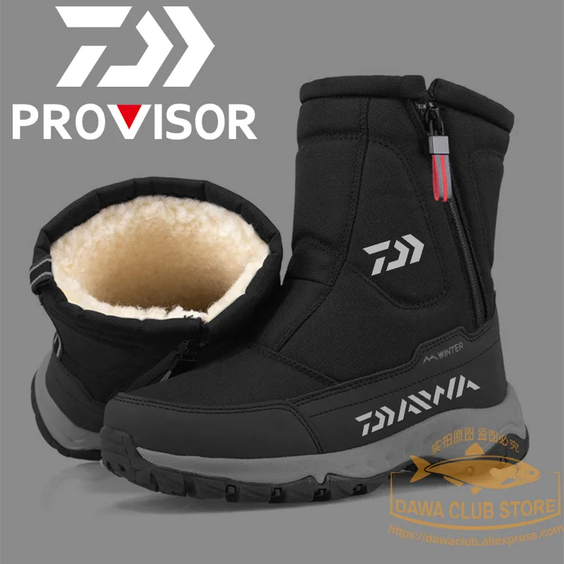 2021 New Snow Boots Daiwa Fishing Shoes Breathable Non-slip Winter Outdoor Warm Waterproof | Спорт и развлечения