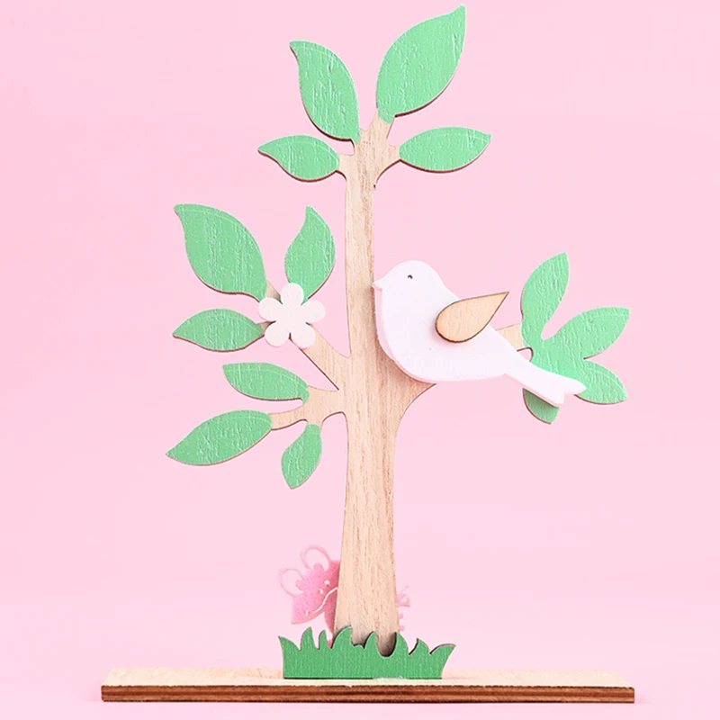 Пасхальные деревянные елочные украшения товары для вечеринки праздничную