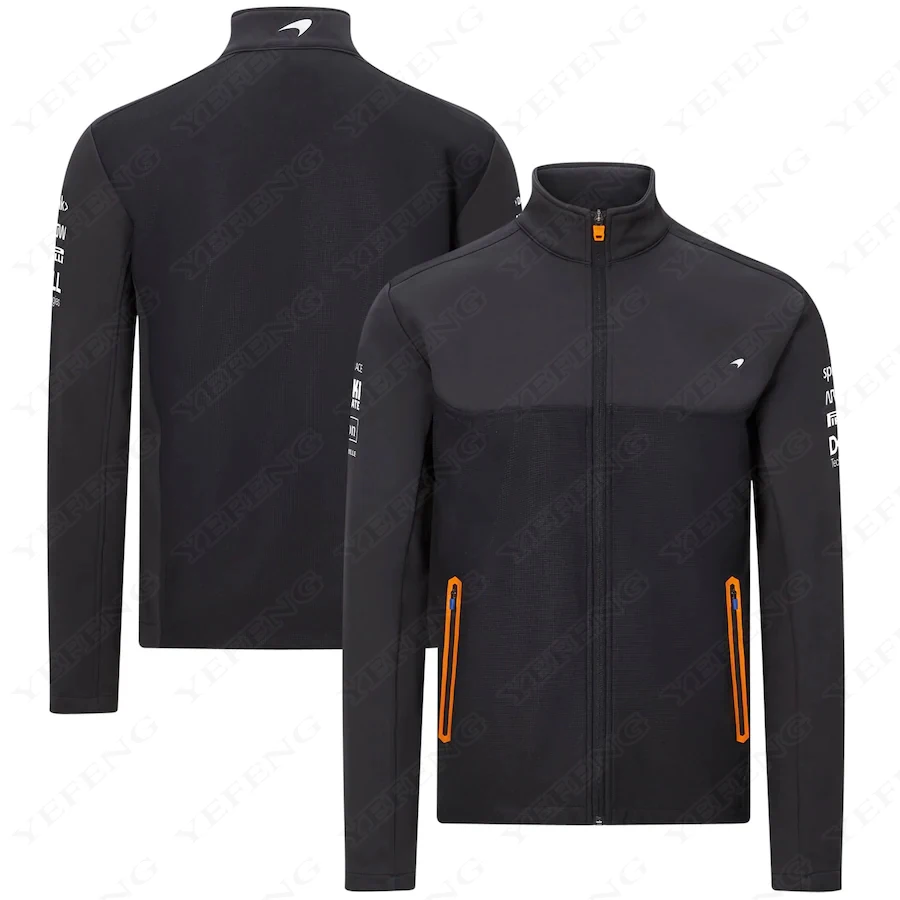 

2021 F1 Racing Team Windproof Hoodie Motorsport GP Full Zip Fleece Windproof Jacket Car Fans Clothing Motorcycle