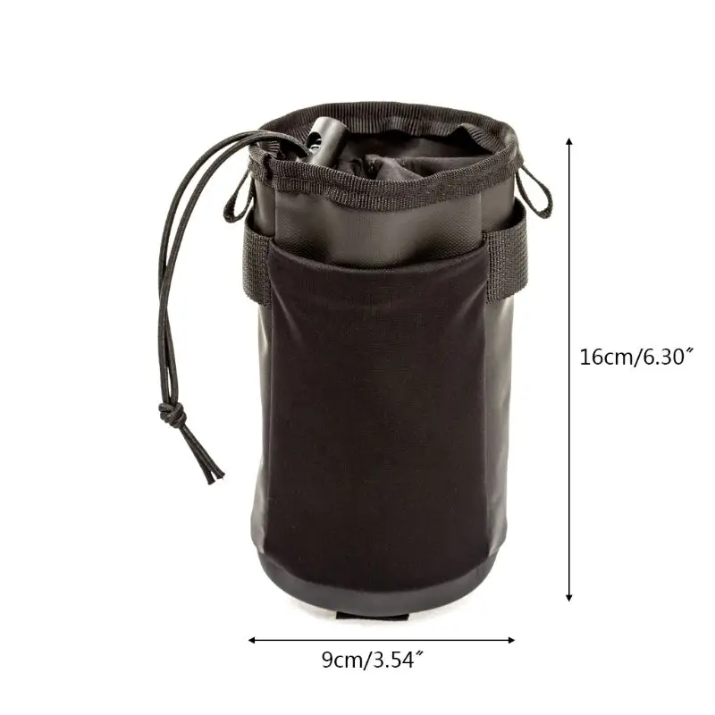 

New Cup Holder for Stroller/Bike/Wheelchair Universal Cup Holders with Net Pocket and Cord Lock