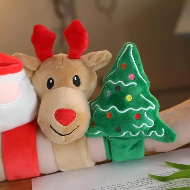 Прекрасный Рождественский похлопывающий браслет Рождественская елка Санта