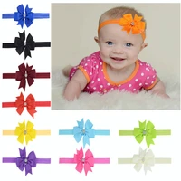 1 piece 30 colors cute bowknot hair band for baby girls handmade hair bows hairbands headband headwear hair accessories