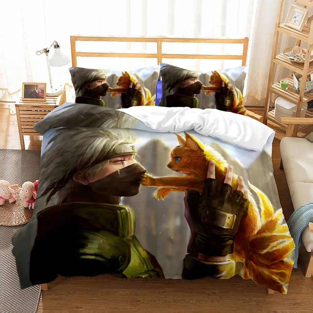 Kongfu-Juego de ropa de cama, edred&oacute;n, funda de almohada, tama&ntilde;o King, Queen, doble, individual-5